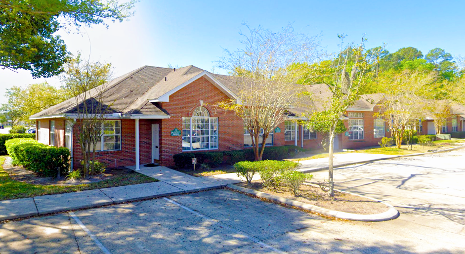 Photo of a brick office complex